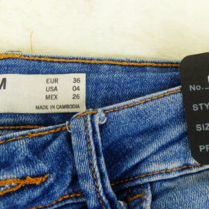 JEANS BLEU DENIM BERSHKA